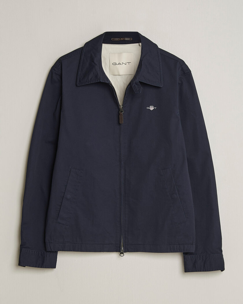 GANT Cotton Windcheater Jacket Evening Blue – Blu