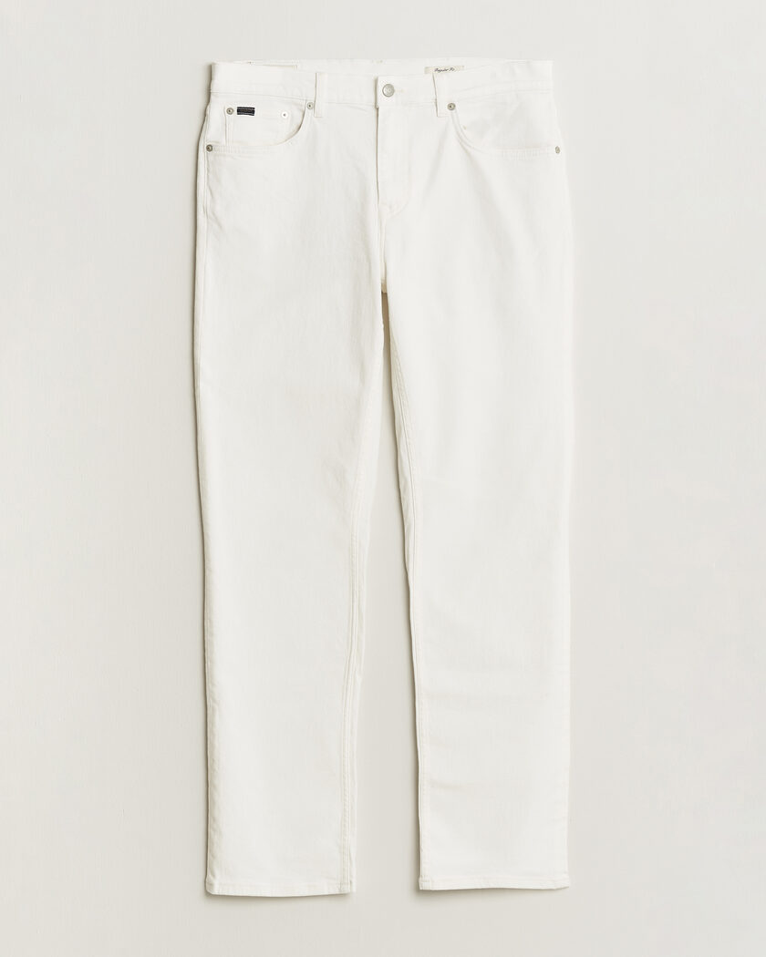 GANT Regular Fit Jeans Eggshell – Bianco