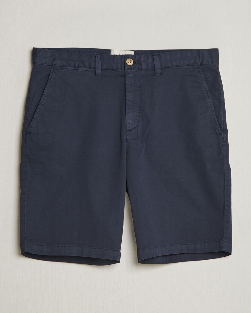 GANT Regular Sunfaded Shorts Evening Blue – Blu