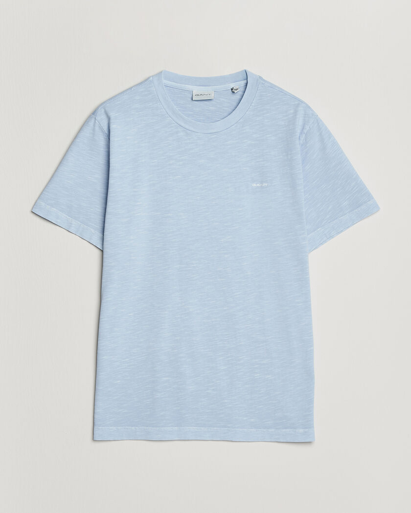 Gant Washed Slub T-Shirt Fresh Blue – Blu