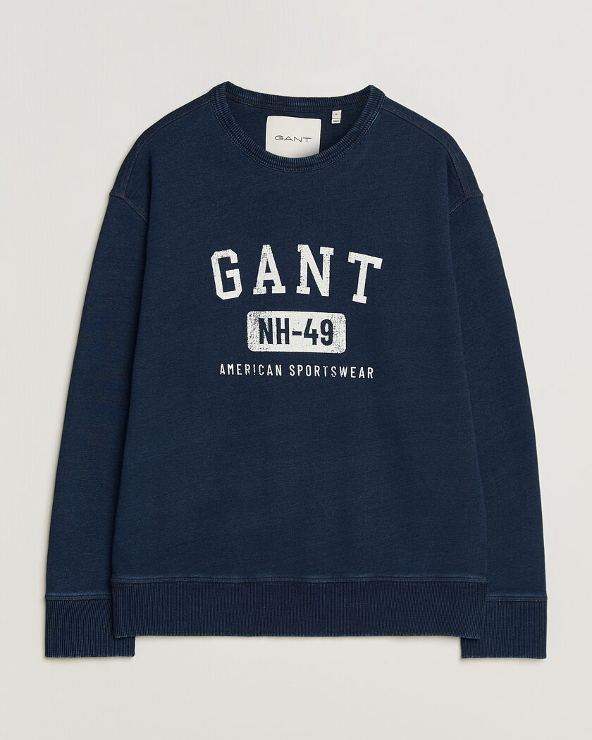 GANT Indigo Graphic Sweatshirt Dark Blue – Blu