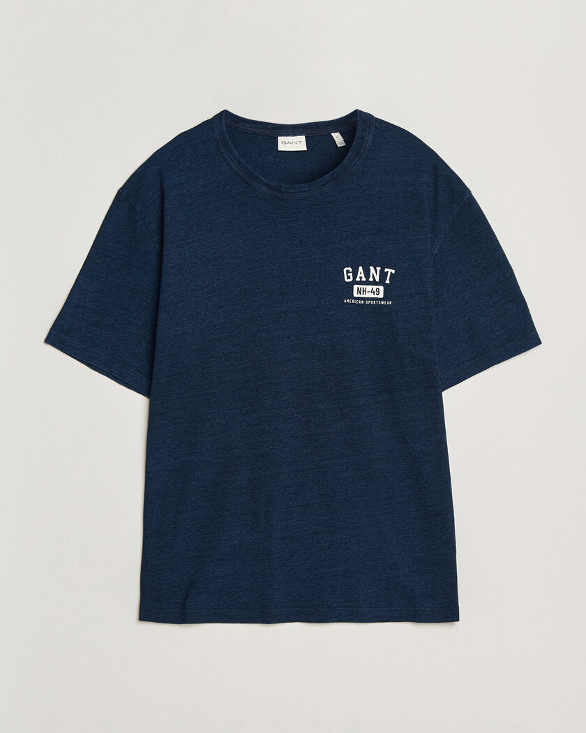 Gant Indigo Graphic T-Shirt Dark Blue – Blu