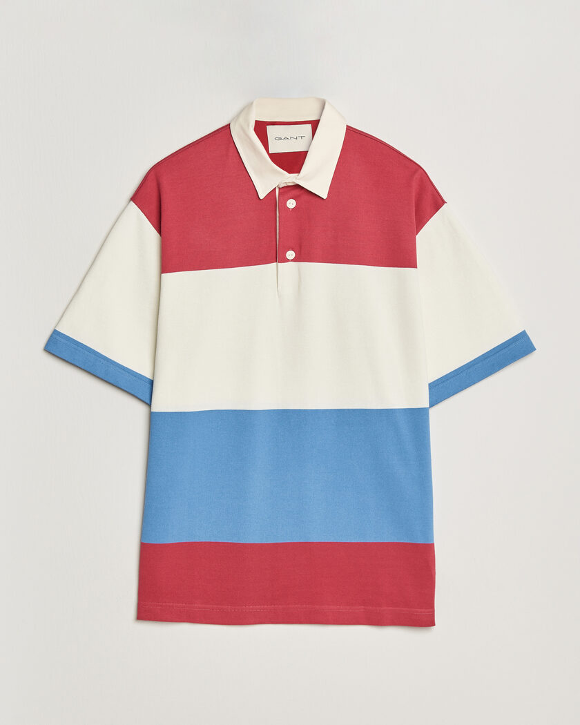 GANT Striped Short Sleeve Rugger Multi – Multicolore