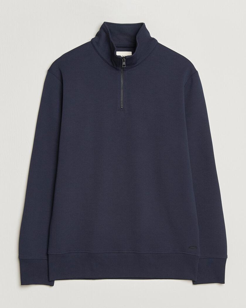 Gant Interlock Half Zip Evening Blue – Blu