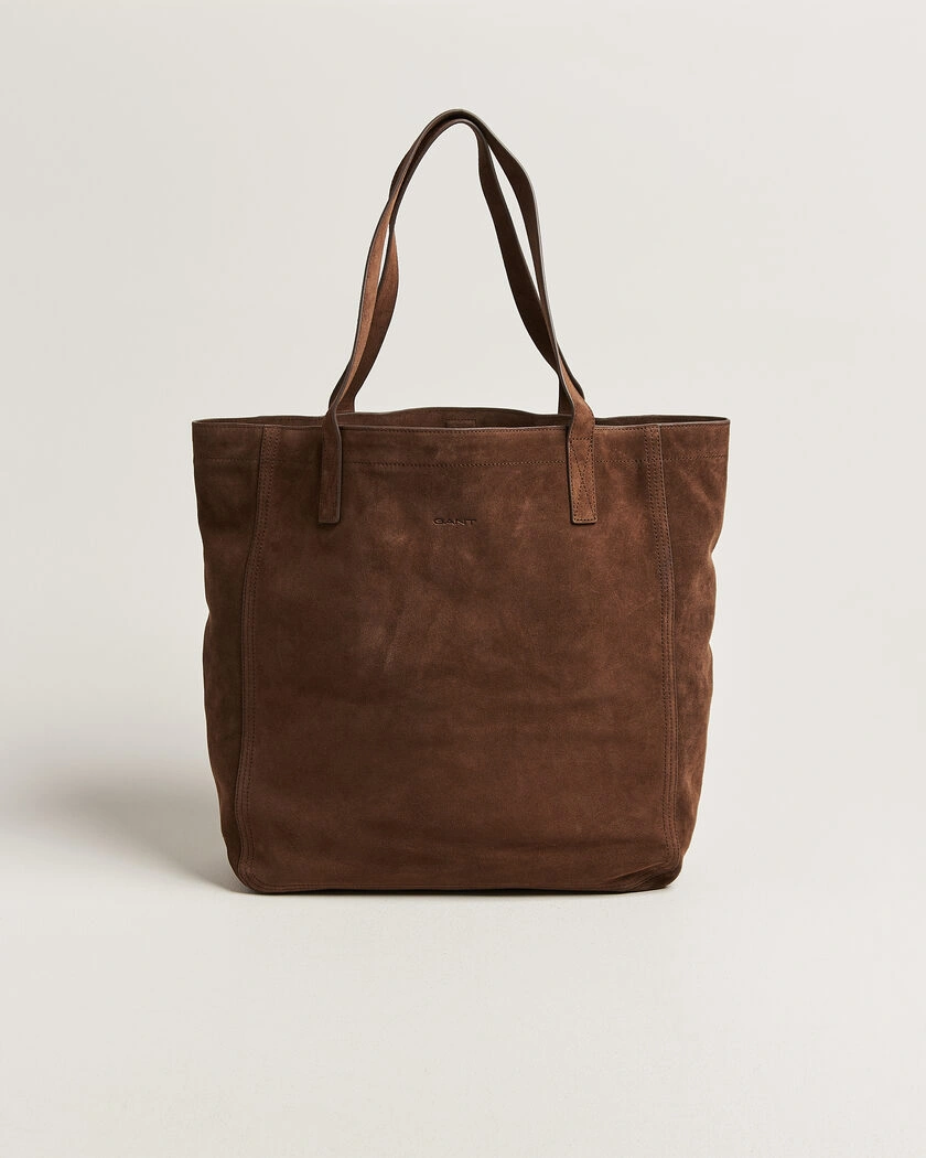 Gant Suede Tote Bag Mahogany Brown – Marrone