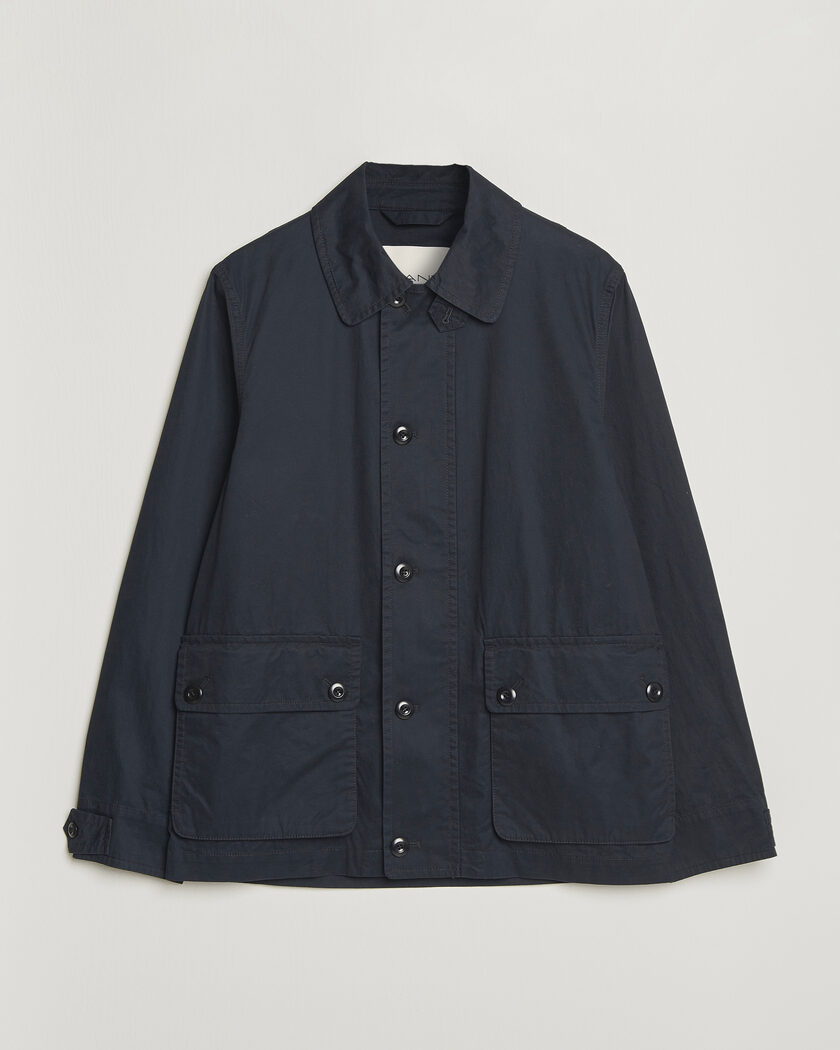 GANT Cotton Decker Jacket Black – Nero