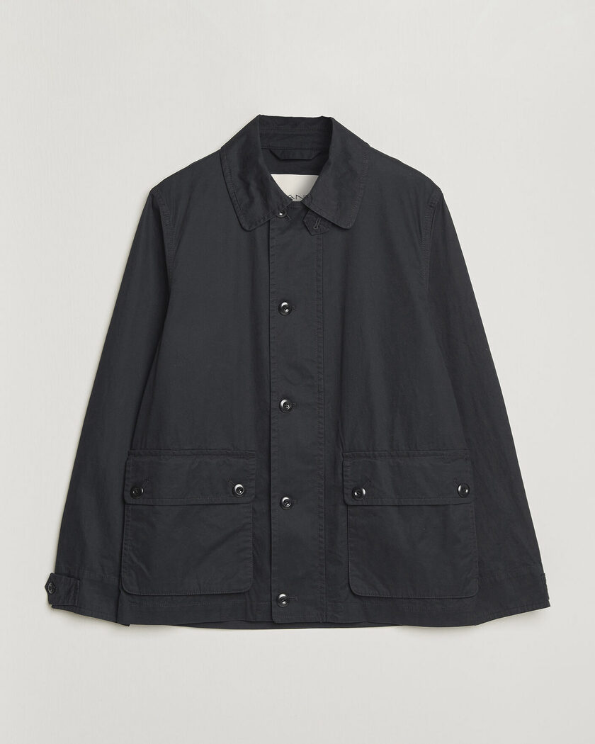 Gant Cotton Decker Jacket Black – Nero
