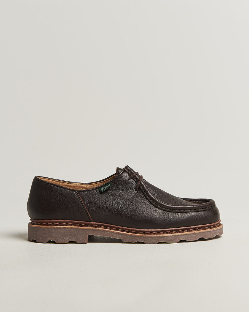 Paraboot Michael Derby Brown Deerskin – Marrone