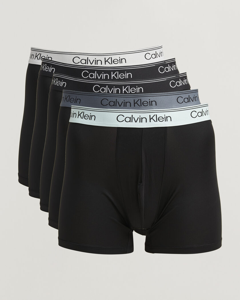 Calvin Klein 5-Pack Icon Cotton Stretch Boxer Brief Black – Multicolore