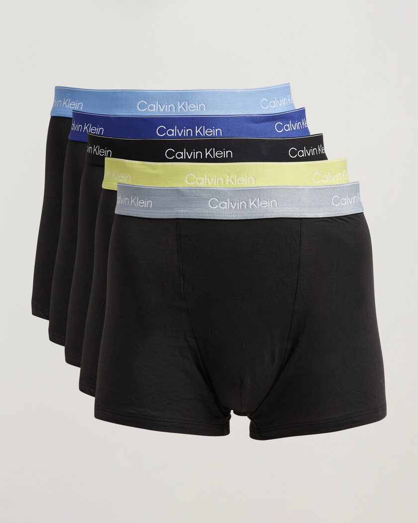 Calvin Klein 5-Pack Icon Cotton Stretch Relaxed Trunk Black – Nero