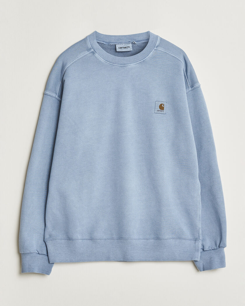 Carhartt WIP Nelson Sweatshirt Gentle Blue – Blu