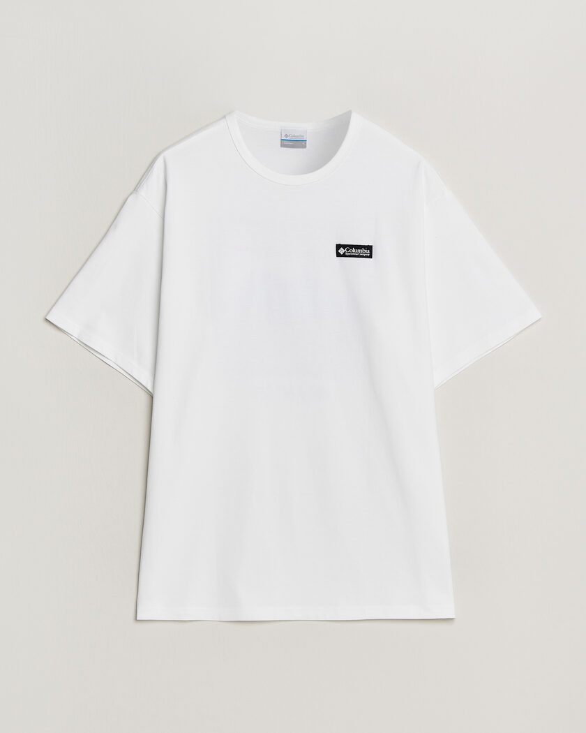 Columbia Heavyweight Back Graphic T-Shirt White – Bianco