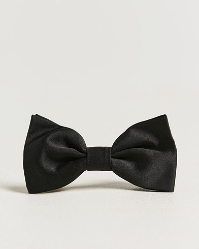 Canali Silk Bow Tie Black – Nero