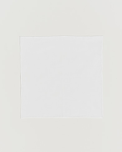 Canali Pocket Square White – Bianco