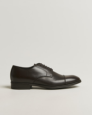 Canali Rubber Sole Derby Brown Calf – Marrone
