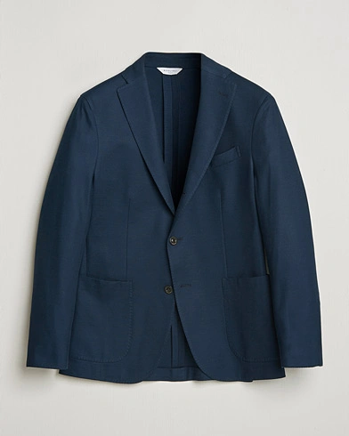 Boglioli K Jacket Jersey Blazer Navy – Blu