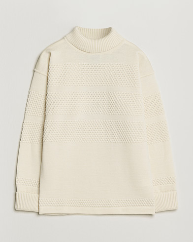 S.N.S. Herning Fisherman Sweater Natural White – Bianco