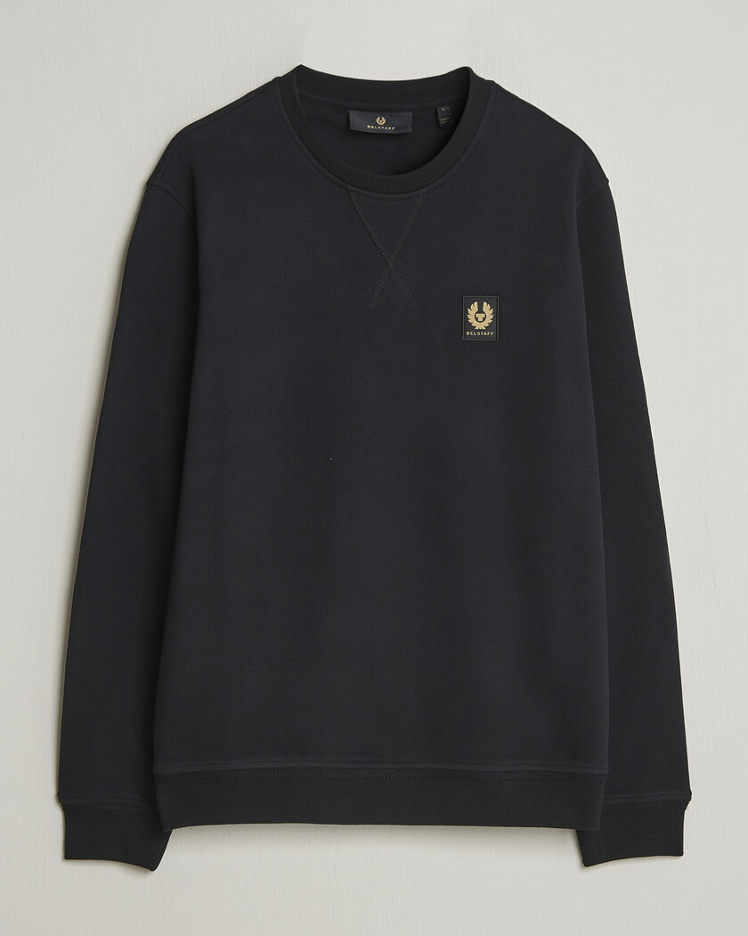 Belstaff Signature Crew Neck Sweatshirt Black – Nero