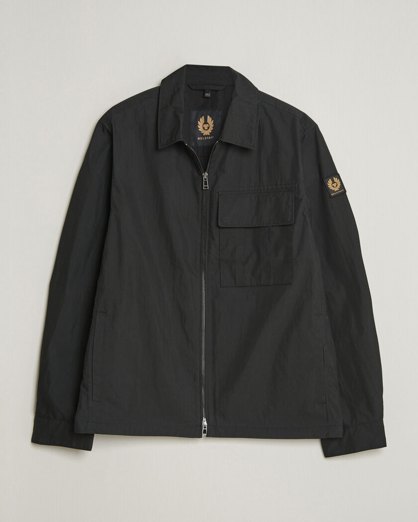 Belstaff Cargo Overshirt Black – Nero