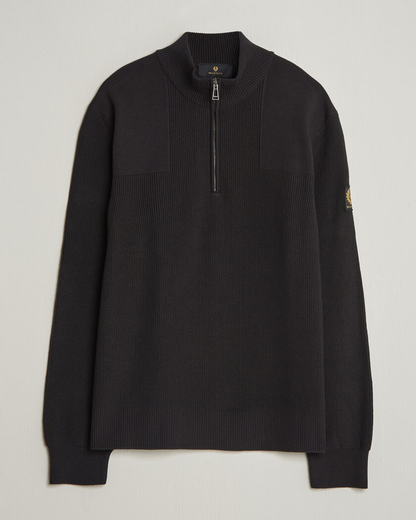 Belstaff Commander Half Zip Black – Nero