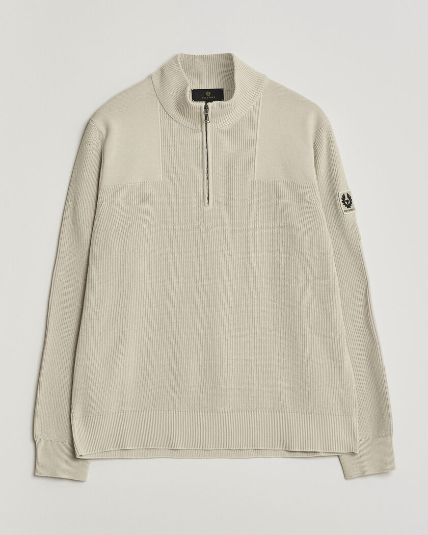Belstaff Commander Half Zip Silver Birch – Beige