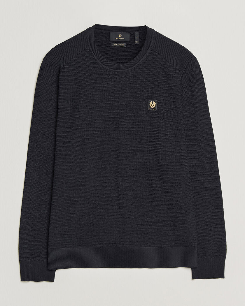 Belstaff Coast Knitted Crew Neck Dark Ink – Blu