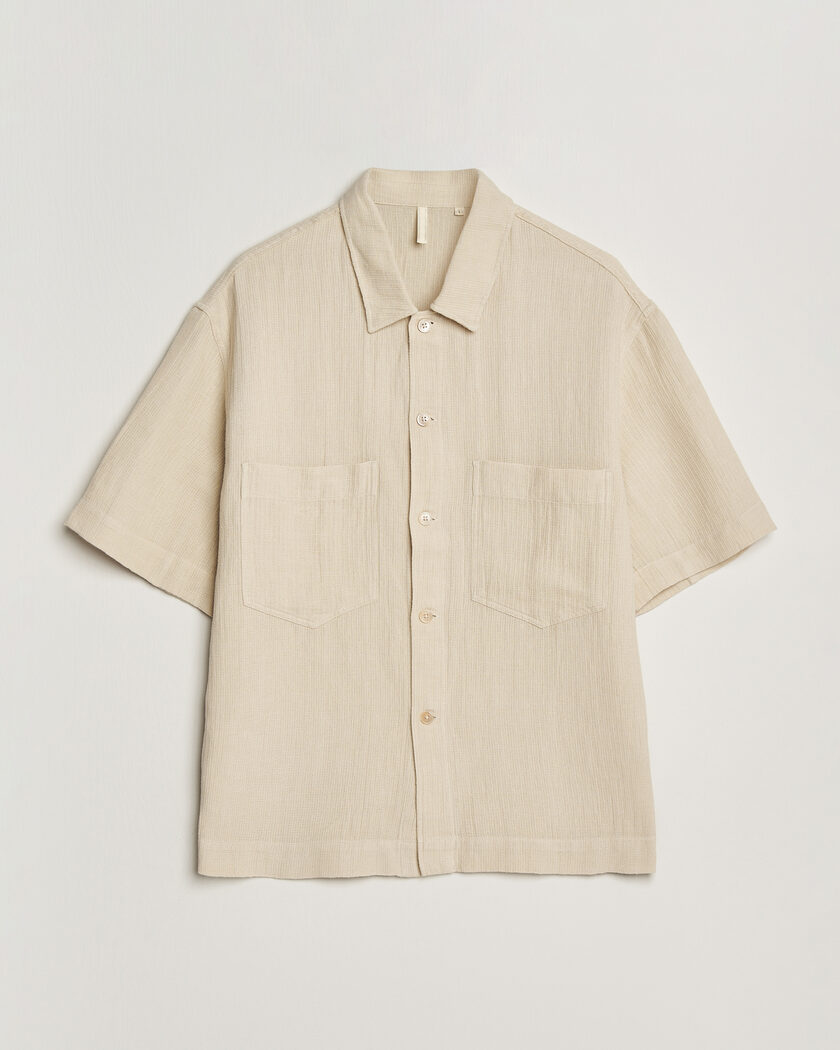 Sunflower Adam Short Sleeve Shirt Off White – Bianco