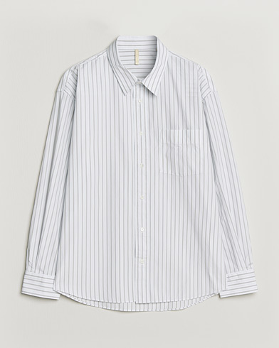 Sunflower New Base Shirt Blue Stripe – Bianco