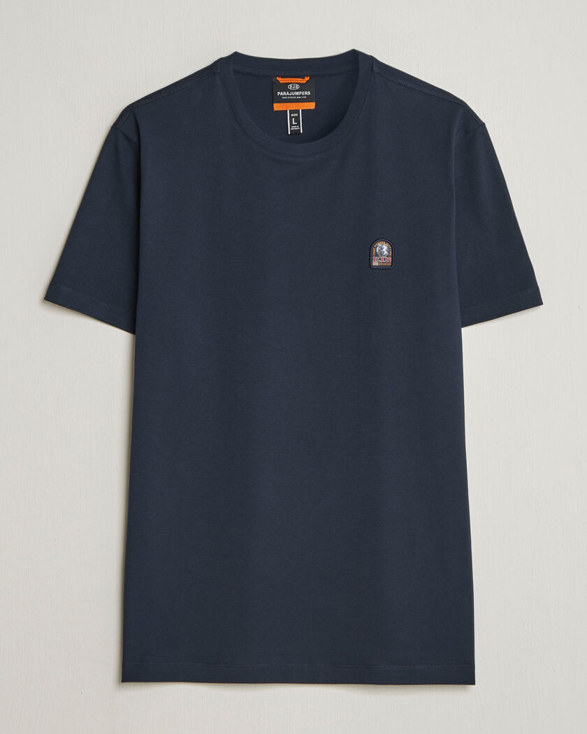 Parajumpers Patch Crew Neck T-Shirt Navy – Blu