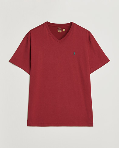Polo Ralph Lauren V-Neck T-Shirt Heritage Red – Rosso