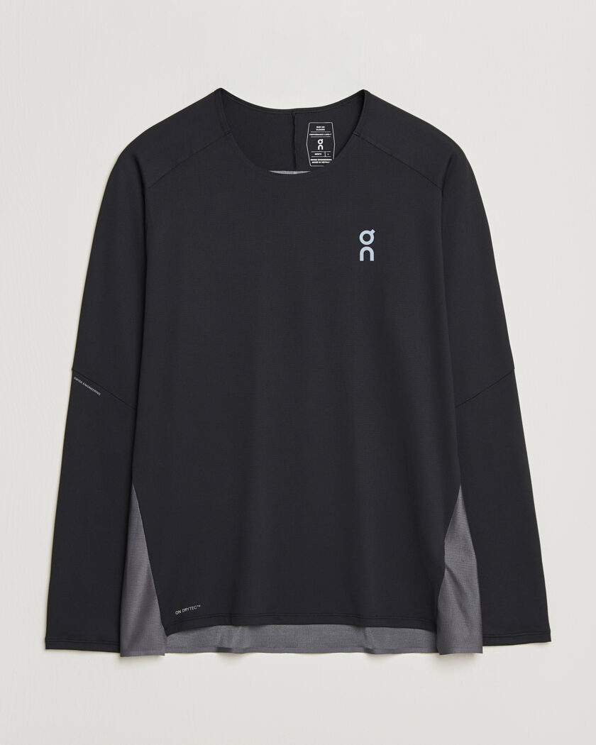 On Performance Long Sleeve T-Shirt Black – Nero