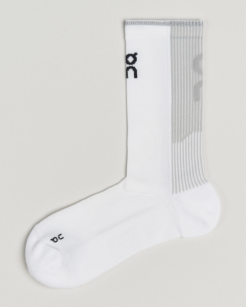 On Performance Run Sock High White – Bianco