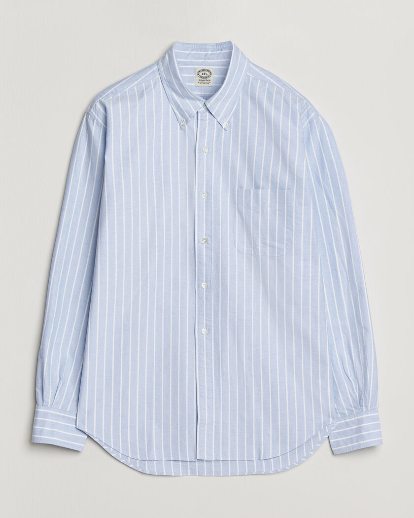 Kamakura Shirts Vintage Ivy Oxford BD Shirt Blue Blazer Stripe – Blu