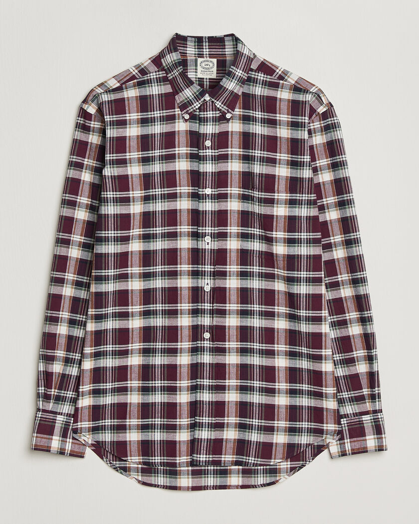 Kamakura Shirts Vintage Ivy Button Down Shirt Red Madras – Rosso