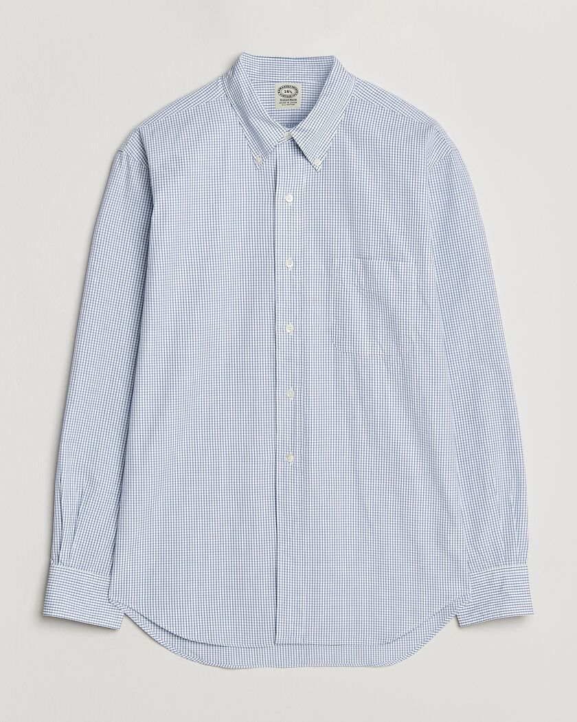 Kamakura Shirts Vintage Ivy Button Down Shirt Blue Check – Blu