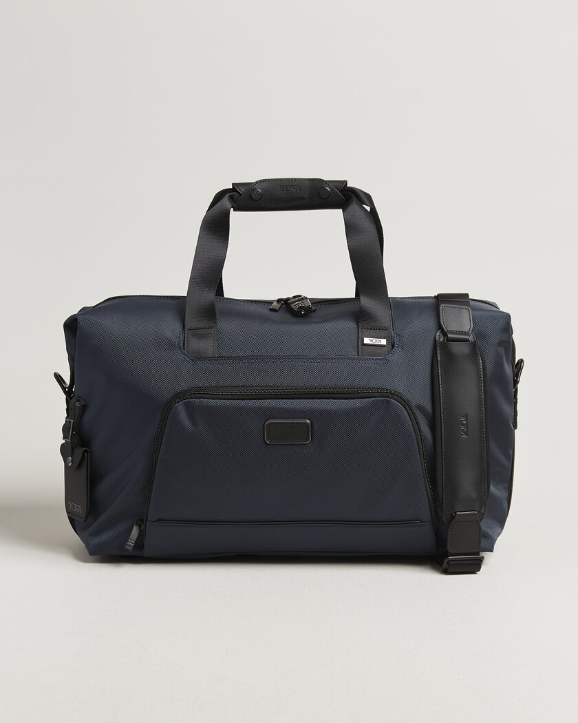 TUMI Alpha 4 Double Expansion Duffle Bag Navy – Blu