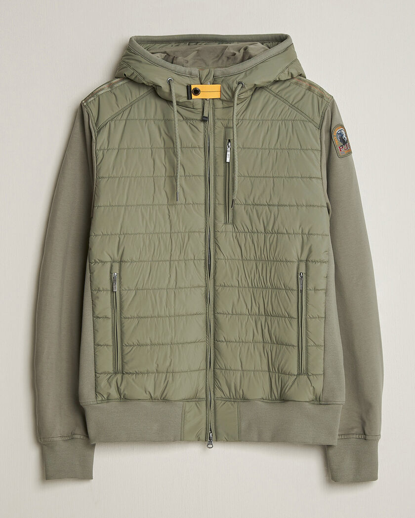 Parajumpers Ivor Hybrid Hooded Jacket Ashen Sage – Verde
