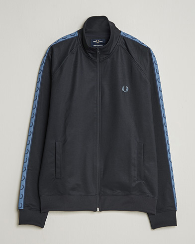  Fred Perry Taped Track Jacket Navy – Blu