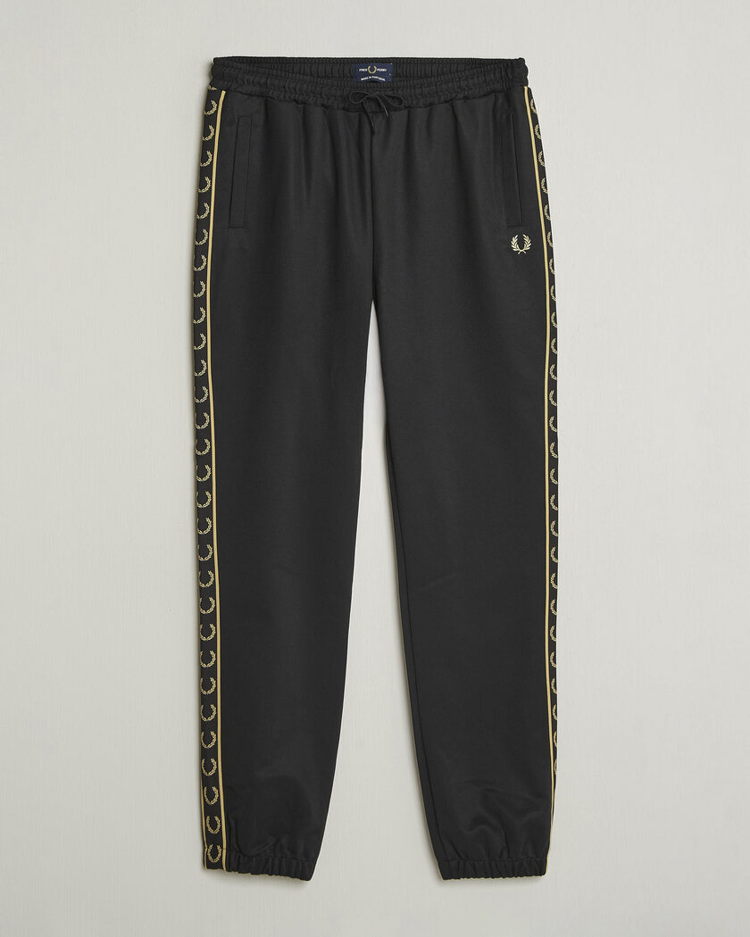 Fred Perry Taped Track Pants Black – Nero