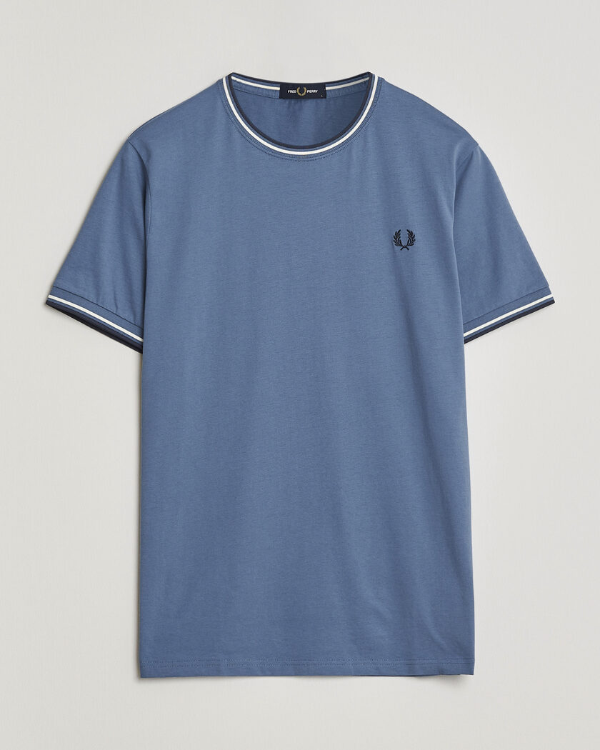 Fred Perry Twin Tipped T-Shirt Ace Blue – Blu