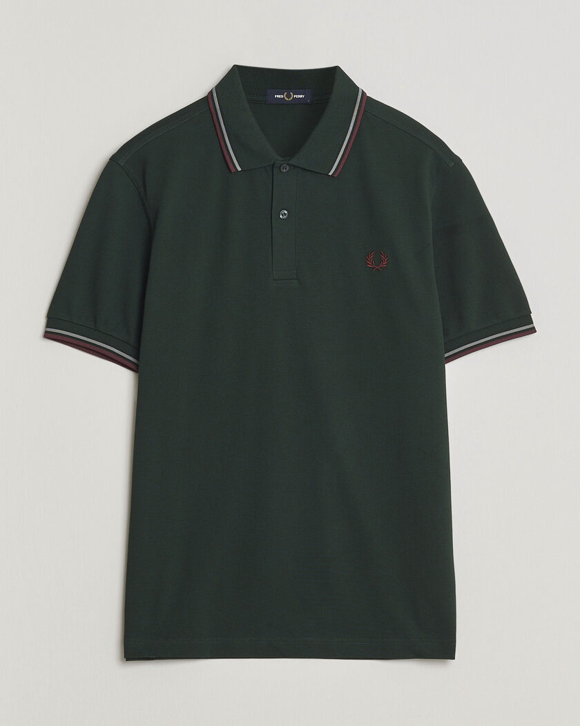 Fred Perry Twin Tipped Polo Shirt Grassroots Green – Verde