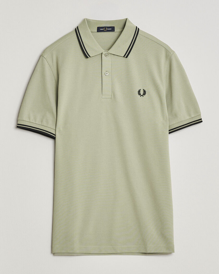 Fred Perry Twin Tipped Polo Shirt Seagrass Green – Verde