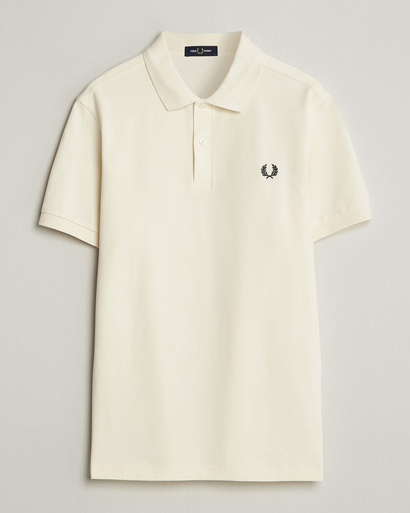 Fred Perry Plain Polo Ecru – Bianco