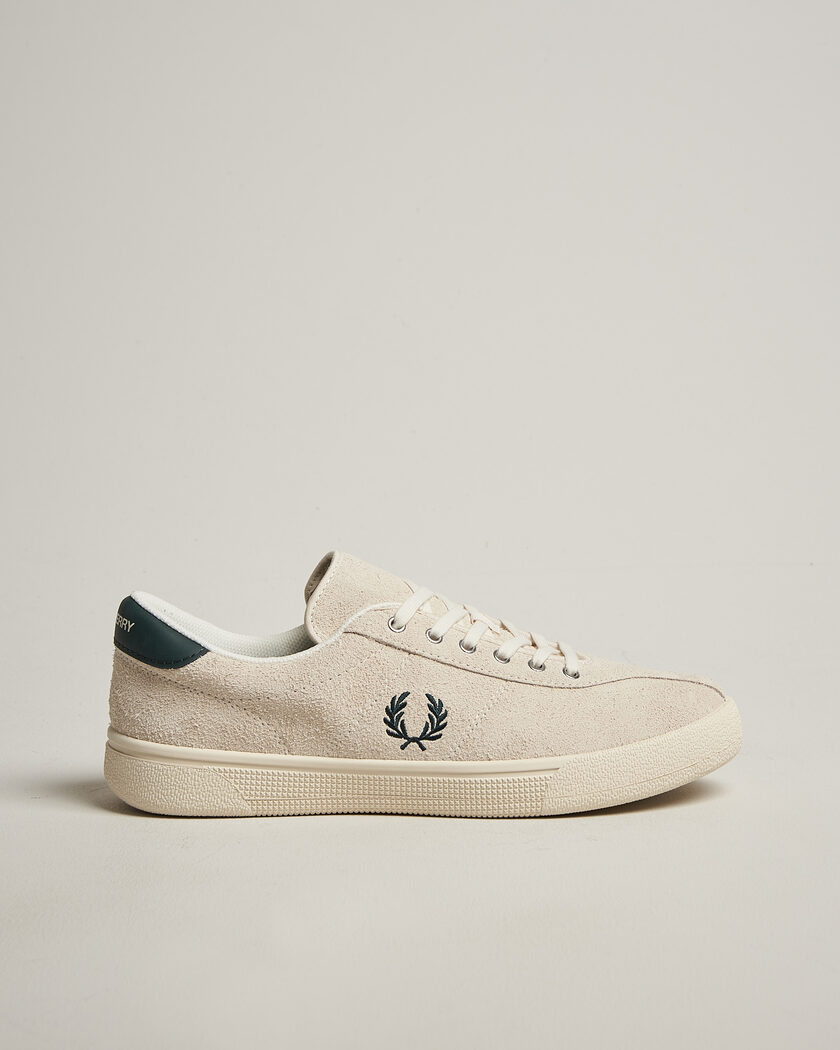 Fred Perry Tennis Suede Sneaker Ecru – Bianco
