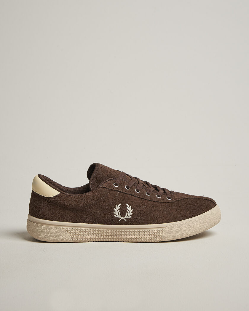 Fred Perry Tennis Suede Sneaker Burnt Tobacco – Marrone