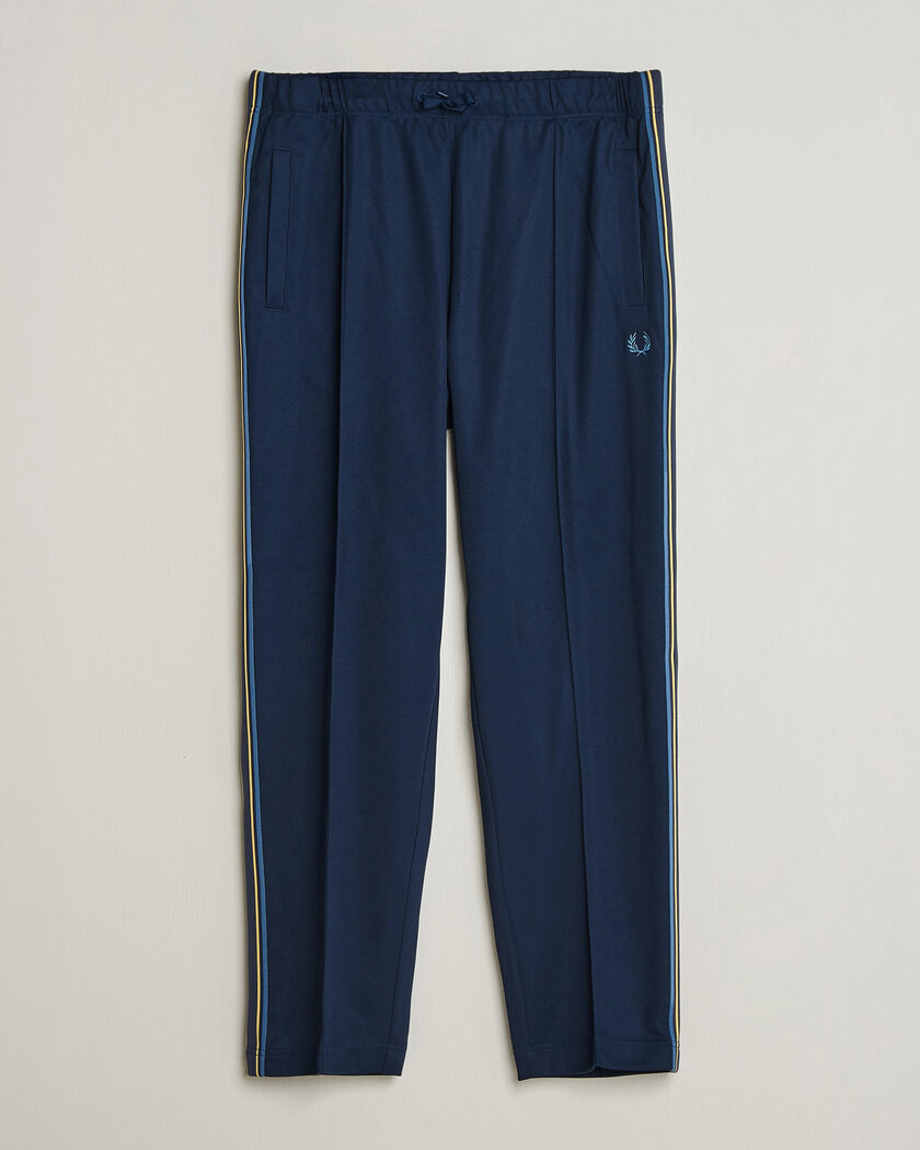 Fred Perry Tramline Taped Track Pants Tennis Blue – Blu