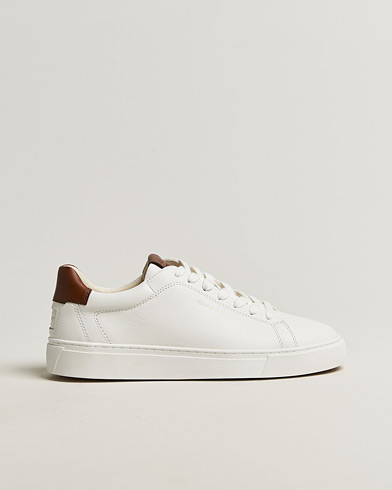 Gant Mc Julien Leather Sneaker White/Dark Tan – Bianco