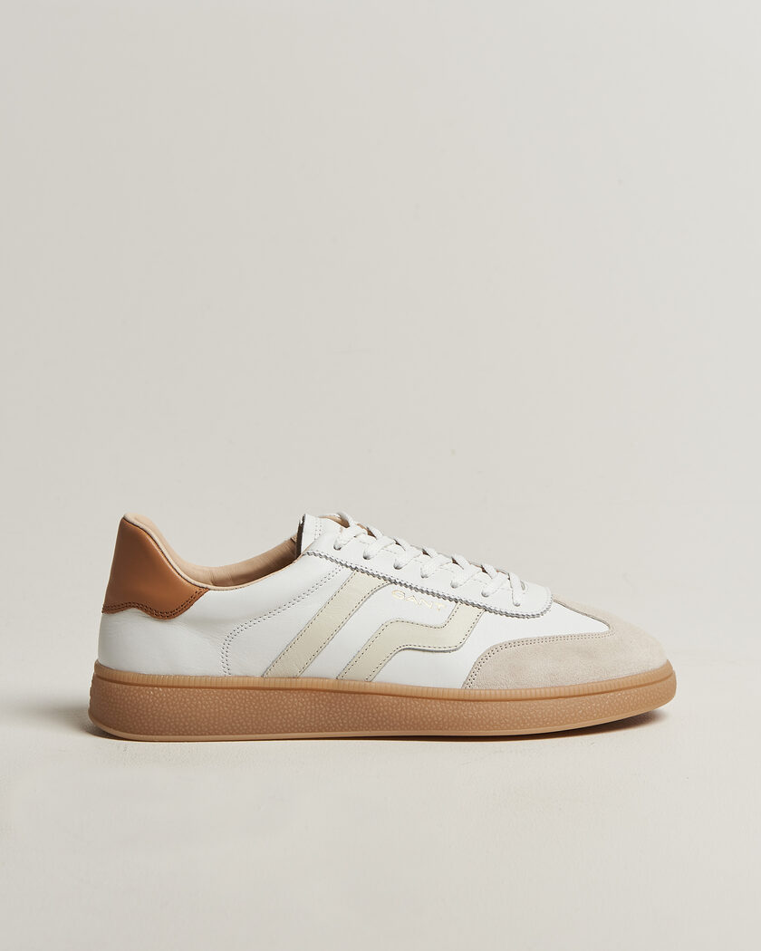 Gant Cuzmo Leather/Suede Sneaker White – Bianco