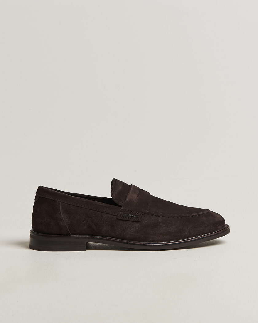 Gant Lozham Suede Loafer Dark Brown – Marrone