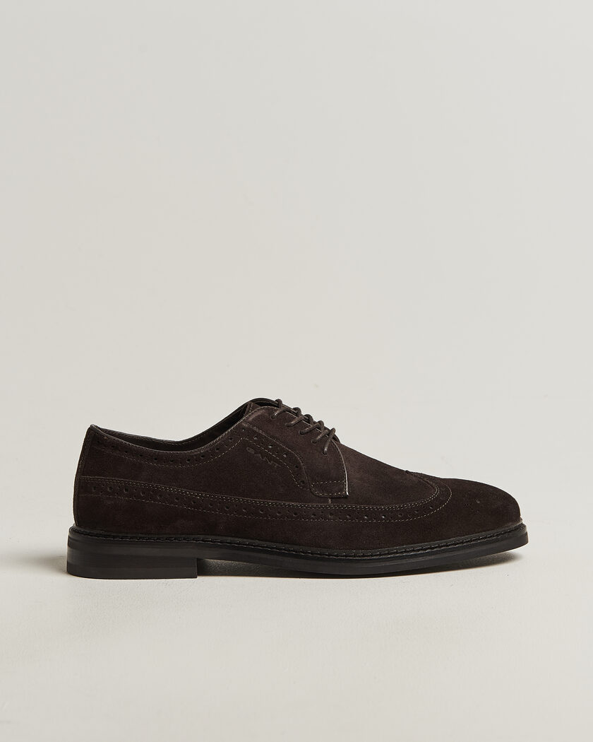 Gant Bidford Suede Brouge Dark Brown – Marrone